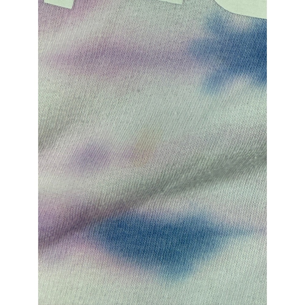 Reebok Tie Dye Hoodie Sweatshirt Pullover Blue Pink White Youth Size 12 - Picture 9 of 11